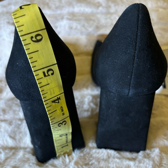 Zara High Heel Pumped Suede Shoes New With Tag - Picture 6 of 7